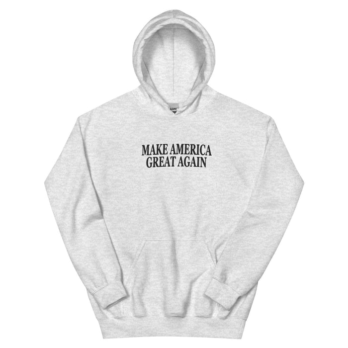 Triniskies  Ash / S Make America Great Again MAGA Embroidered Unisex Hoodie