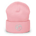 Triniskies  Baby Pink Wild Fox Embroidered Beanie – Perfect Winter Hat for Nature Lovers