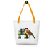 Triniskies  Bags Yellow Bird Watcher Tote Bag – Spacious and Stylish Nature-Inspired Bag