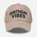 Triniskies Birthday Vibes Dad Hat, Low Profile Adjustable Cap Celebration Birthday Hat Great Gift Idea