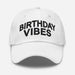 Triniskies Birthday Vibes Dad Hat, Low Profile Adjustable Cap Celebration Birthday Hat Great Gift Idea