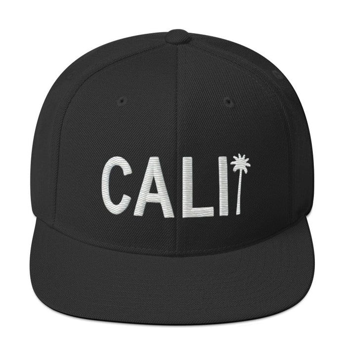 Triniskies Black Cali Embroidered California Trucker Cap. Classic Fit Flat Brim