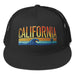 Triniskies Black California Classic High Profile Snap Back Trucker Cap