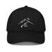 Triniskies  Black Camping Hiking Free in the Wilderness Minimalist Embroidered Organic Dad Hat