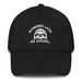 Triniskies Black Embroidered "Sloth Running Late as Usual" Dad Hat – Low Profile, Adjustable Strap & Curved Visor