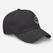 Triniskies Black Panther Embroidered Low Profile Adjustable Dad hat. Cotton