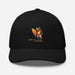 Triniskies Black Surfs Up Surfing Frog Embroidered Trucker Cap by Trini Skies, Adjustable Mesh Back Cap