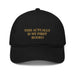 Triniskies  Black This Actually Is My First Rodeo Embroidered Organic Dad Hat