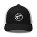 Triniskies  Black/ White Wild Fox Embroidered Trucker Cap – Trendy and Nature-Friendly