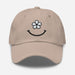 Triniskies Bloom with Joy Embroidered Floral Smiley Face Dad Hat Fill Your Day With Simple Joys Great Gift Idea