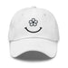 Triniskies Bloom with Joy Embroidered Floral Smiley Face Dad Hat Fill Your Day With Simple Joys Great Gift Idea