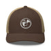 Triniskies  Brown/ Khaki Wild Fox Embroidered Trucker Cap – Trendy and Nature-Friendly