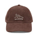 Triniskies  Brown Wander Often Embroidered Corduroy Cap – Minimalist Mountain Adventure Hat