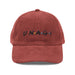 Triniskies  Burgundy UNAGI Embroidered Corduroy Cap – Always Stay Aware