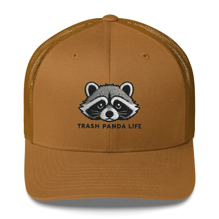 Triniskies Caramel Embroidered Trash Panda Wildlife Humor Trucker Hat – Funny & Stylish