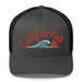 Triniskies Charcoal/ Black California Embroidered Mid Profile Mesh Back Trucker cap