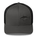 Triniskies Charcoal/ Black Yellowfin Tuna EmbroideredTrucker Cap