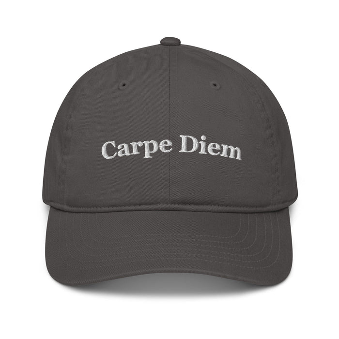 Triniskies  Charcoal Carpe Diem Organic Cotton Dad Hat