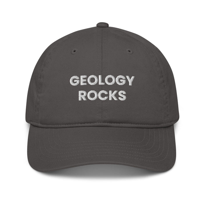 Triniskies  Charcoal Geology Rocks Embroidered Organic Cotton Dad Hat