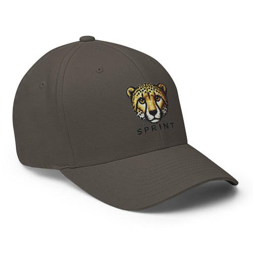 Triniskies Cheetah Embroidered Wildlife  Structured Twill Cap