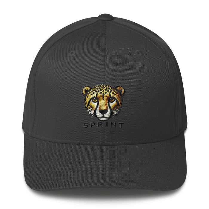 Triniskies Cheetah Embroidered Wildlife  Structured Twill Cap