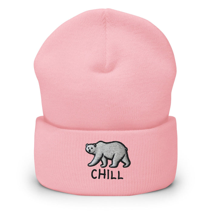 Triniskies Chill Embroidered Polar Bear Cuffed Beanie