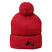 Triniskies Cozy Embroidered Platypus Pom-Pom Beanie – Warm & Stylish Cold Weather Wildlife Hat