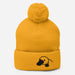 Triniskies Cozy Embroidered Platypus Pom-Pom Beanie – Warm & Stylish Cold Weather Wildlife Hat