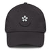 Triniskies Dark Grey Bloom with Joy Embroidered Floral Smiley Face Dad Hat Fill Your Day With Simple Joys Great Gift Idea