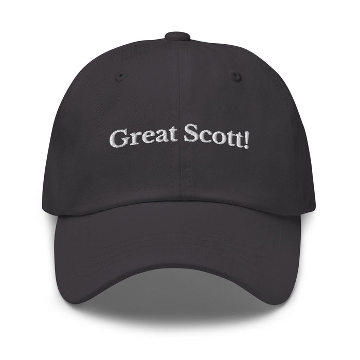 Triniskies  Dark Grey Great Scott! Embroidered Dad Hat