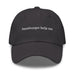 Triniskies  Dark Grey Hamburger Help Me Embroidered Dad Hat