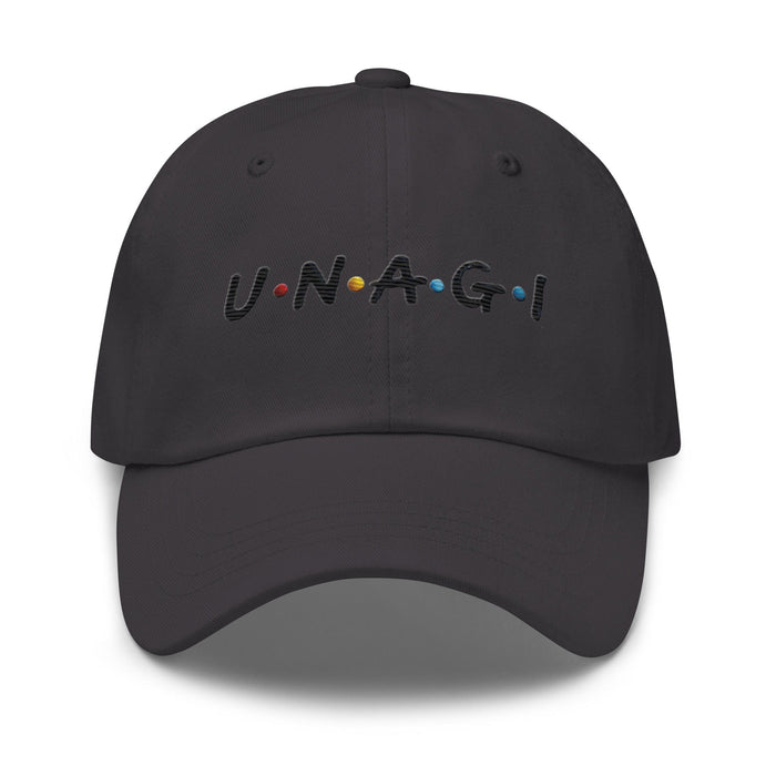 Triniskies  Dark Grey UNAGI Embroidered Dad Hat – Stay Aware in Style