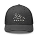 Triniskies  Dark Heather Gray Wander Often Minimalist Mountain Landscape Trucker Hat – Camping & Hiking