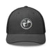 Triniskies  Dark Heather Gray Wild Fox Embroidered Trucker Cap – Trendy and Nature-Friendly