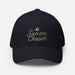 Triniskies Dark Navy / S/M Sunchaser Embroidered Structured Twill Cap. Stretch Fit Athletic Hat