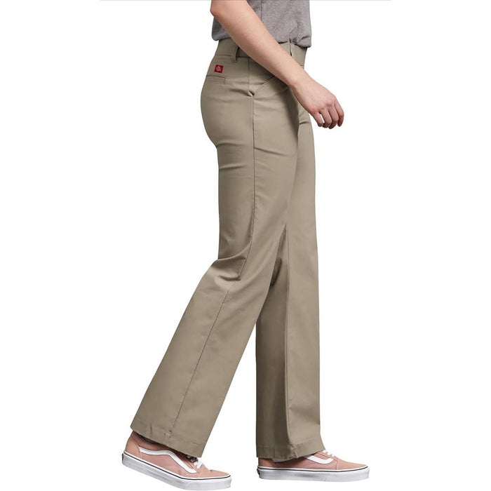 Triniskies Dickies Women's Relaxed Straight Stretch Twill Pant SZ 10SH wom863