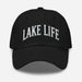 Triniskies Embroidered "Lake Life" Dad Hat – Low Profile, Adjustable Strap Mens Gift Womens Gift