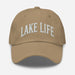 Triniskies Embroidered "Lake Life" Dad Hat – Low Profile, Adjustable Strap Mens Gift Womens Gift