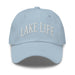 Triniskies Embroidered "Lake Life" Dad Hat – Low Profile, Adjustable Strap Mens Gift Womens Gift