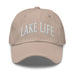 Triniskies Embroidered "Lake Life" Dad Hat – Low Profile, Adjustable Strap Mens Gift Womens Gift