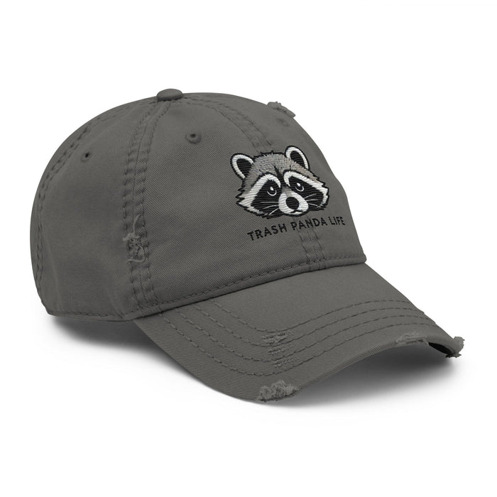 Triniskies Embroidered Trash Panda Life Distressed Dad Hat – Edgy & Fun Wildlife Funny Stylish Hat