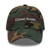 Triniskies  Green Camo Great Scott! Embroidered Dad Hat