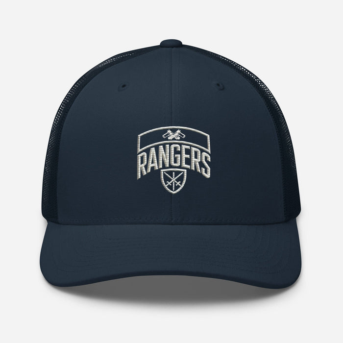 Triniskies  Hats Army Rangers Embroidered Trucker Cap  Patriotic Mesh Hat for Rangers Supporters