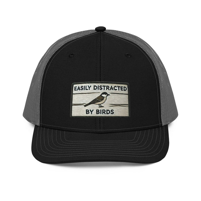 Triniskies  Hats Black / Charcoal Embroidered Bird Hat Easily Distracted by Birds Richardson 112 Trucker Cap