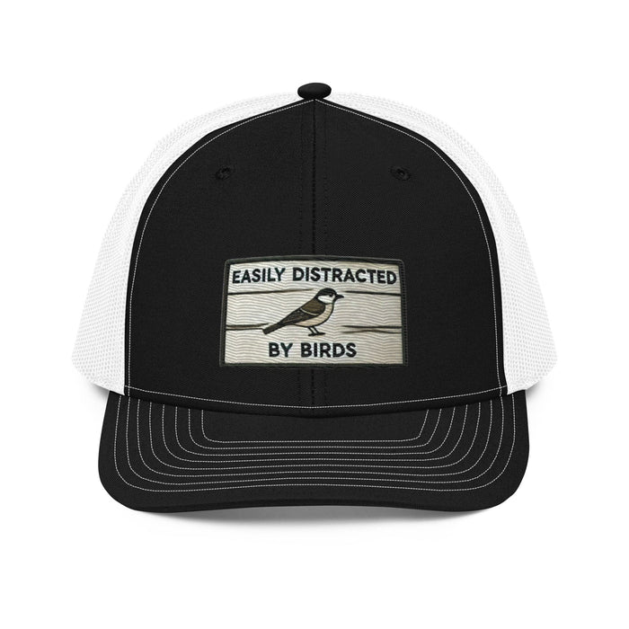 Triniskies  Hats Black / White Embroidered Bird Hat Easily Distracted by Birds Richardson 112 Trucker Cap