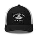 Triniskies  Hats Black/ White UFO Trucker Hat Embroidered Alien Mesh Cap