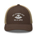 Triniskies  Hats Brown/ Khaki UFO Trucker Hat Embroidered Alien Mesh Cap