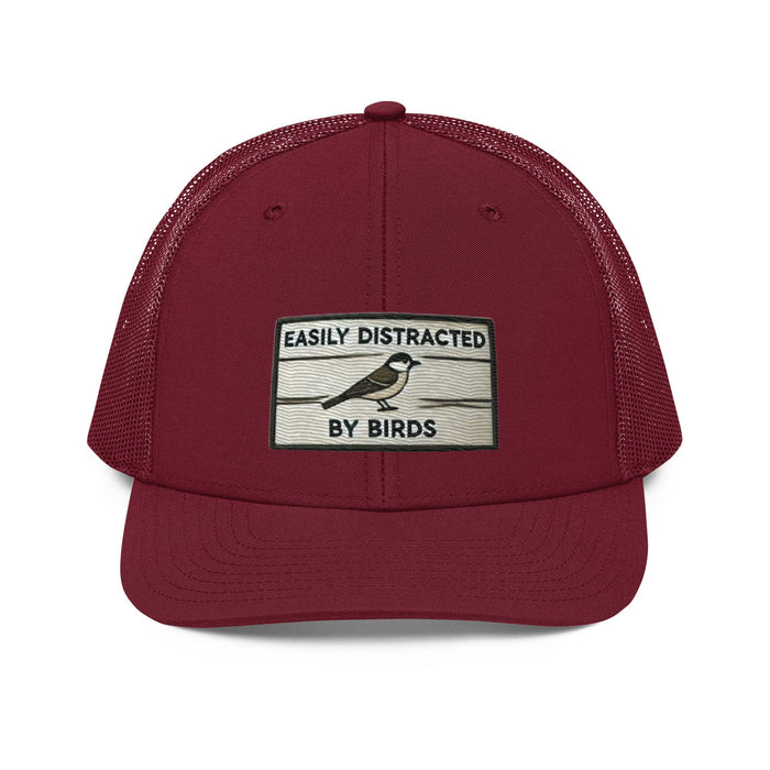 Triniskies  Hats Cardinal Embroidered Bird Hat Easily Distracted by Birds Richardson 112 Trucker Cap