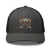 Triniskies  Hats Charcoal/ Black Firefighter Shield and Axe Embroidered Hat | Classic Trucker Cap