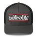 Triniskies  Hats Charcoal/ Black You Missed Me Vote Trucker Cap  Make America Great Again Style